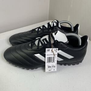 Adidas Mens Size 10.5 Turf Soccer Cleats New Goletto VIII TF GY5775 Shoes Black